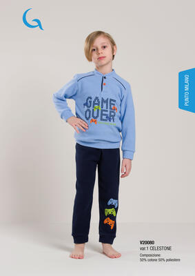 KINDERPYJAMAS M/L V20080 Tellini S.R.L. Großhandelskleidung